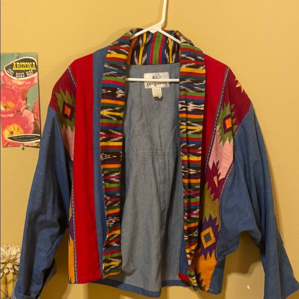 Oversized Southwest Jean Jacket